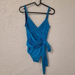 BNWT La perla turquoise blue one piece swimsuit